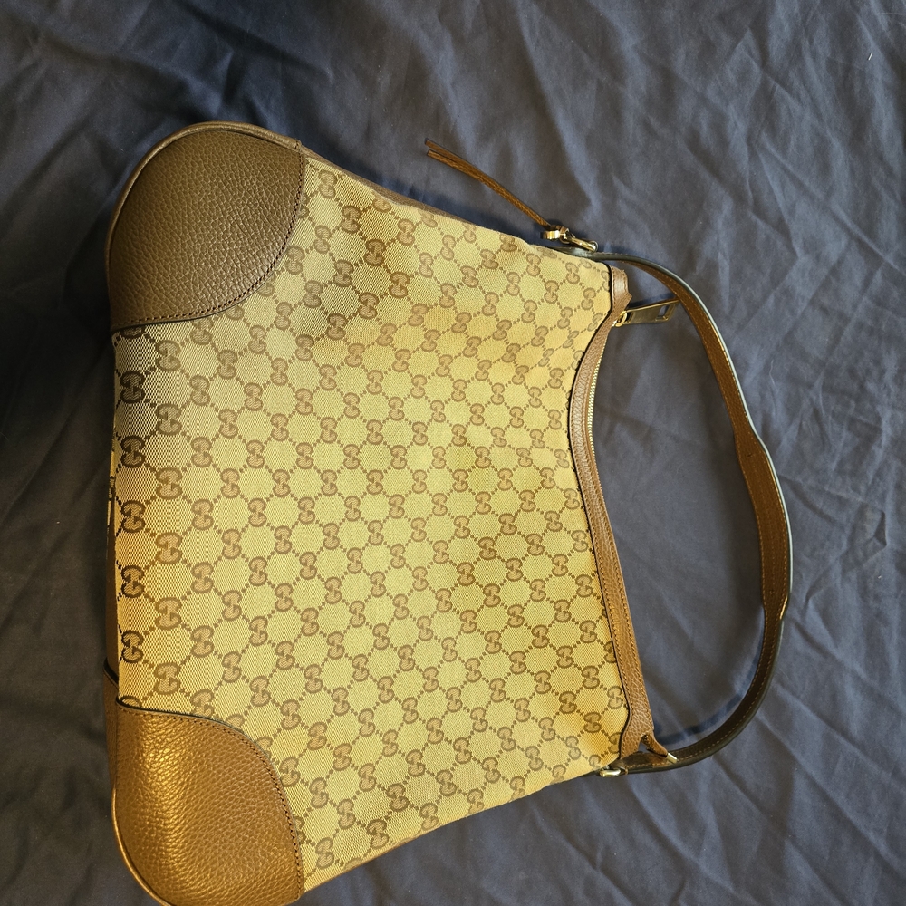 Gucci Beige and Brown Shoulder Bag - Picture 4 of 6